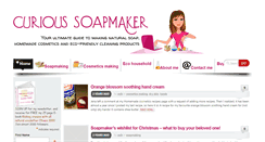 Desktop Screenshot of curious-soapmaker.com